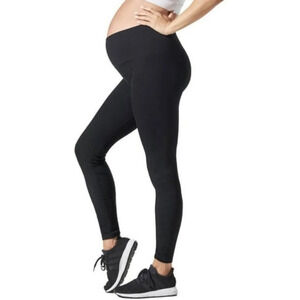 BLANQI maternity belly sport support black  leggings small